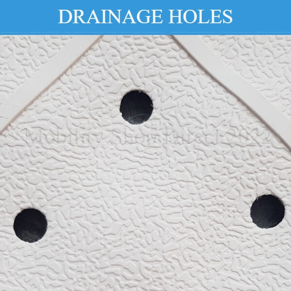 SureTread Non Slip Shower Mat Drainage Holes