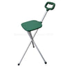 Image of Walking Stick with Tripod Seat Top View