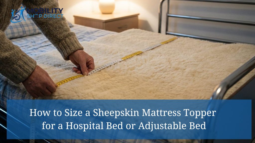 How to Size a Sheepskin Mattress Topper for a Hospital Bed or Adjustable Bed