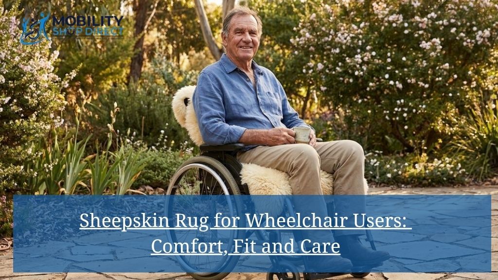 Sheepskin Rug for Wheelchair Users: Comfort, Fit and Care