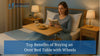 Top Benefits of Buying an Over Bed Table with Wheels
