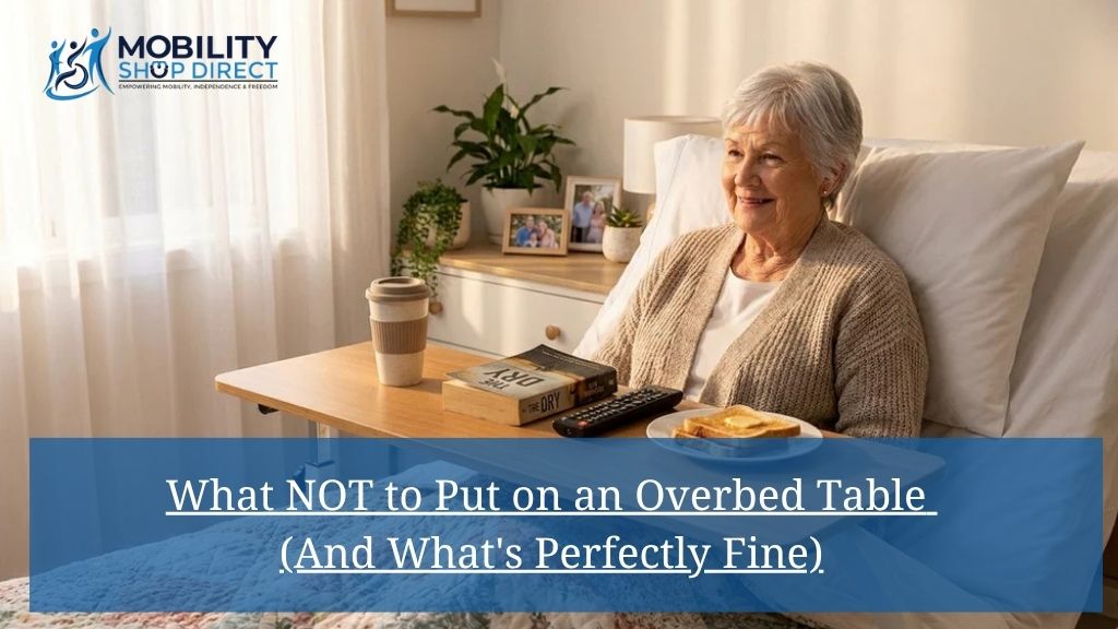 What NOT to Put on an Overbed Table (And What's Perfectly Fine)