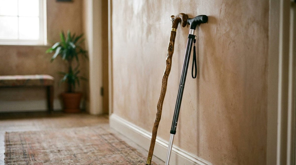 Wooden vs Aluminium Walking Sticks: Pros and Cons