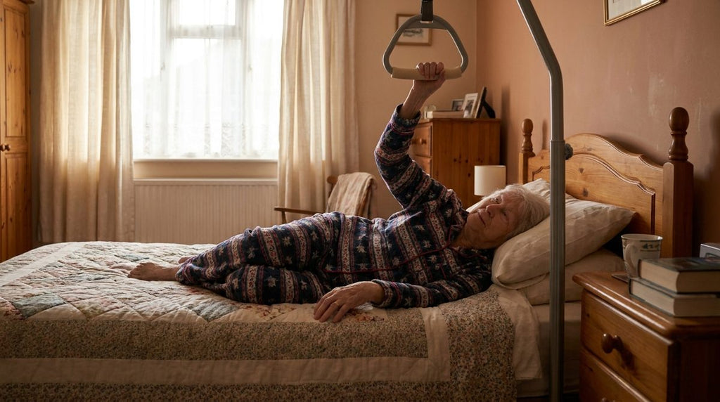 How to Use an Over Bed Pole Safely