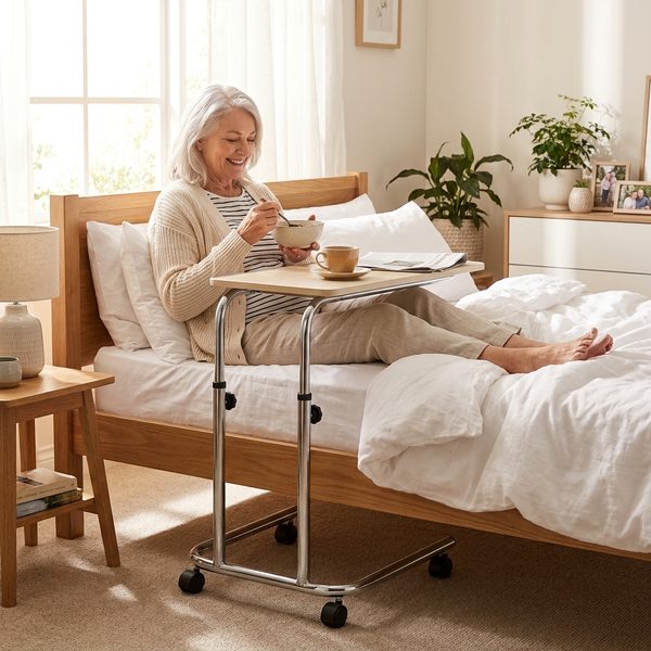 Best Adjustable Overbed Tables for Small Studios (2026)