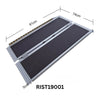 Image of RIST19001 Portable Folding Wheelchair Ramp lightweight slip-resistant access ramp 61cm x 74cm