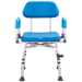 360° Swivel Shower Chair with Padded Seat Front