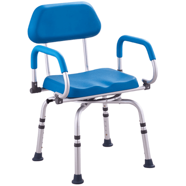360° Swivel Shower Chair with Padded Seat