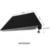 Image of Adjustable Threshold Ramp for Doorways RIHT10110GT black wheelchair access ramp with adjustable height legs