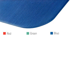 Airex Corona Exercise Mat Physiotherapy and Rehabilitation Fitness Mat blue textured surface with ribbed non slip design detail