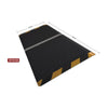 Image of Aluminium Threshold Wheelchair Ramp Portable Doorway Access Ramp 41cm wide low profile access ramp with dimensions shown