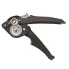 Image of Automatic Hands Free Can Opener with Push Button Operation compact electric opener with black push button