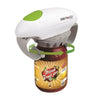 Image of Automatic One Touch Jar Opener for Easy One Hand Use in action on jar lid