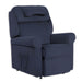 Bariatric Lift and Recline Chair with Dual Motor Stand Assist upholstered armchair in dark fabric