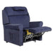 Bariatric Lift and Recline Chair with Dual Motor Stand Assist with extended footrest and side control panel