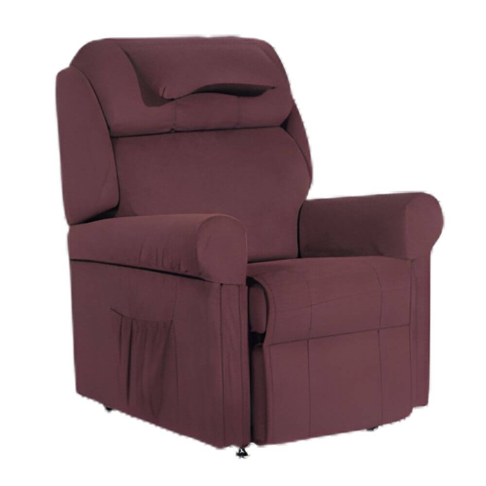 Bariatric Lift and Recline Chair with Independent Footrest upholstered lift recliner chair with padded arms and high back