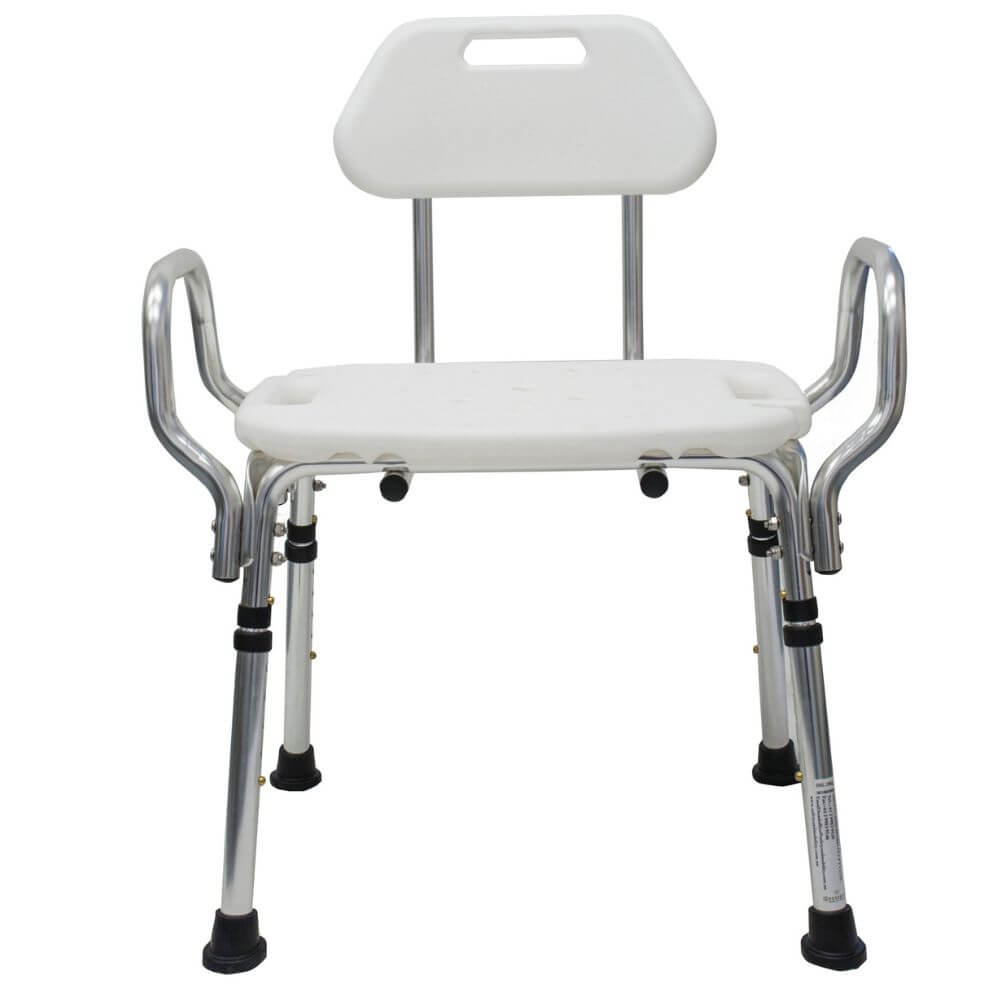 Bariatric Shower Stool with Removable Backrest