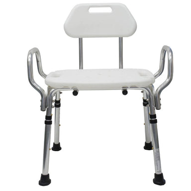 Bariatric Shower Stool with Removable Backrest