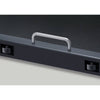 Image of Bariatric Wheelchair Platform Scale 300kg close-up of carry handle on black steel platform