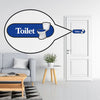 Image of Bathroom and Toilet Orientation Stickers
