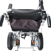Image of Bruno Heavy Duty All Terrain Electric Wheelchair rear storage pouch and joystick controls