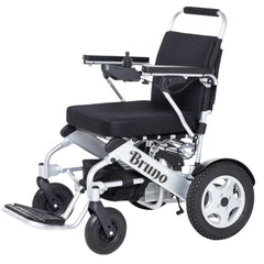 Bruno Heavy Duty All Terrain Electric Wheelchair with padded seat and large rear wheels