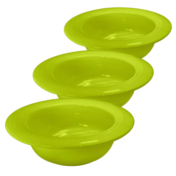 Ceramic Scoop Bowl Cup For Seniors Green