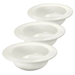 Ceramic Scoop Bowl Cup For Seniors White