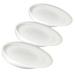 Ceramic Scoop Plate For Seniors White