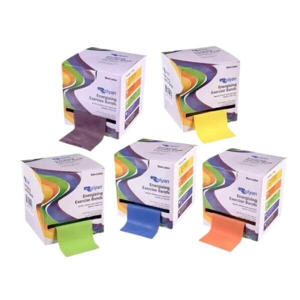Color-Coded Resistance Bands Pack 3