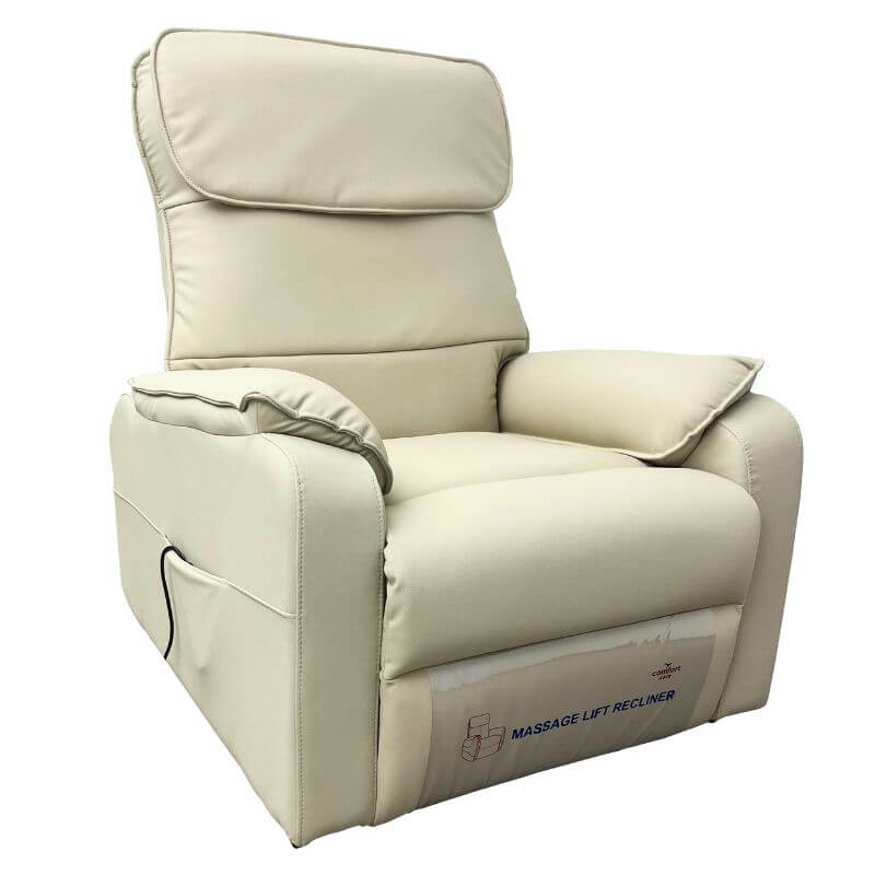 ComfortCare Zen Massage Recliner for Seniors Cream Featured Image