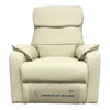 Image of ComfortCare Zen Massage Recliner for Seniors Cream Front View