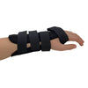 Image of Compression Wrist Splint with Removable Metal Stays rear view showing multiple fastening straps and rigid support