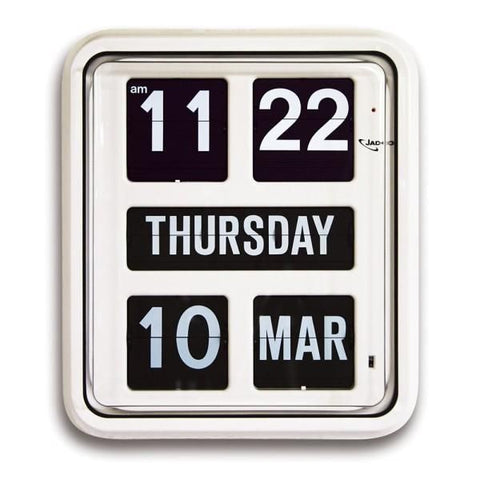 Dementia Orientation Clock with Day and Date for Elderly Large