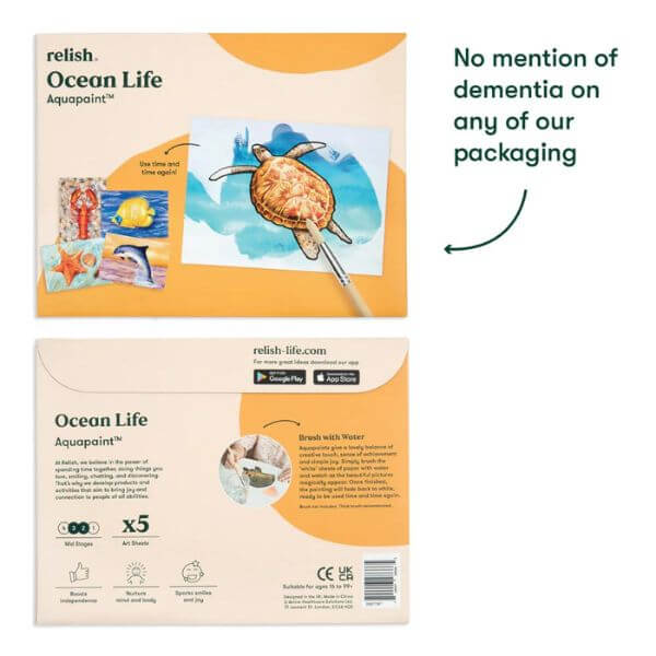 Dementia Painting Activity Books Ocean Life