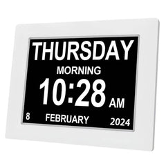 Digital Reminder Alarm Clock with Large Display & Medication Alerts
