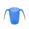 Image of Double Handled Cup With Measurements Blue