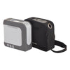 Image of Drive iGo2 Portable Oxygen Concentrator with Pulse Dose Flow beside carry case with shoulder strap attached