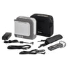 Image of Drive iGo2 Portable Oxygen Concentrator with Pulse Dose Flow complete kit including battery charger cables and carry bag