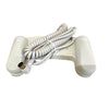 Image of Dual Lift Actuator Synchronized Footswitch Controller for Okin JLDK23 white dual pedal controller with coiled cable