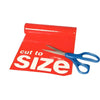 Image of Dycem Non-Slip Grip Material Reel customizable non-slip matting sheet being cut to size with scissors