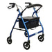 EasyGlide 6 Inch Wheel Rollator Blue