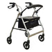 EasyGlide 6 Inch Wheel Rollator Silver
