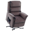 Image of Electric Lift Recliner Chair with Dual Motor - Petite upright position with padded armrests and lift base