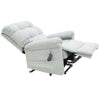 Image of Electric Lift Recliner for Comfort Fabric Ash Semi Extended Side View