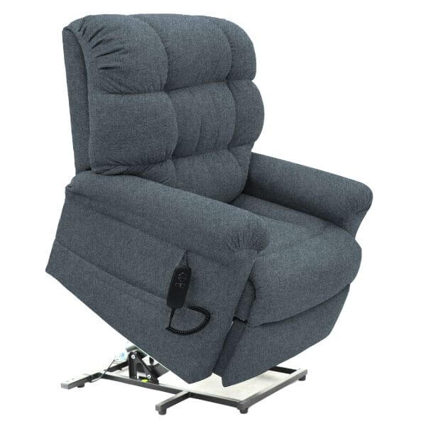 Electric Lift Recliner for Comfort Fabric Graphite Featued Image