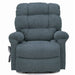 Electric Lift Recliner for Comfort Fabric Graphite Front View
