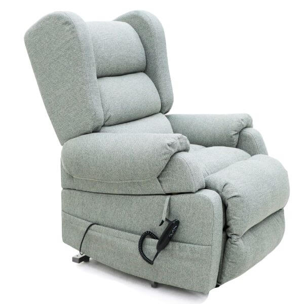Electric Lift Recliner for Everyday Relaxation Fabric Ash NE View