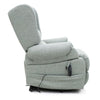 Image of Electric Lift Recliner for Everyday Relaxation Fabric Ash Side View