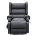 Electric Lift Recliner for Everyday Relaxation Fabric Graphite Front View